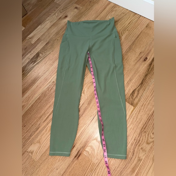 Lululemon Align High-Rise Pant with Pockets 25" Green Size 10 - Picture 5 of 7